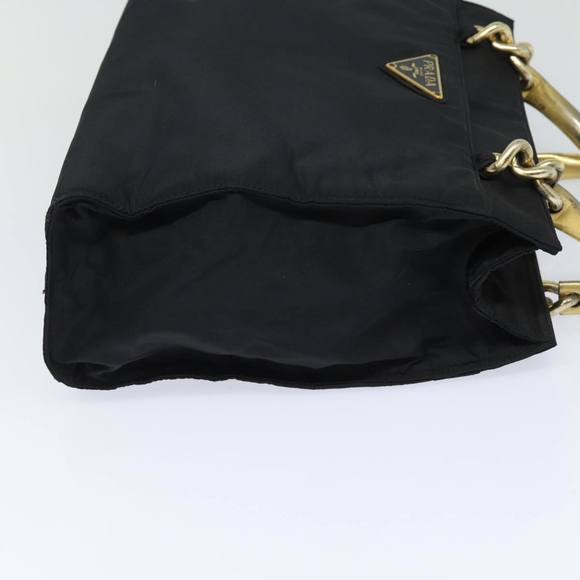 PRADA Hand Bag Nylon Black Auth bs15602 - Picture 3 of 16